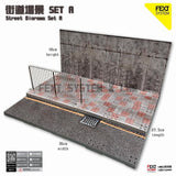 Fext System X Lmm 1:12 "STREET SCENE" - Set A