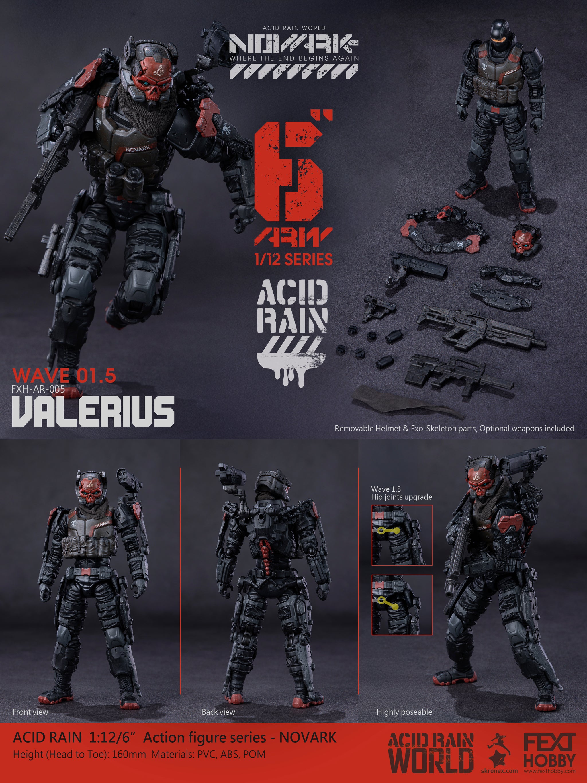 NOVARK - Acid Rain 1:12 / 6” Action Figure – Fext Hobby