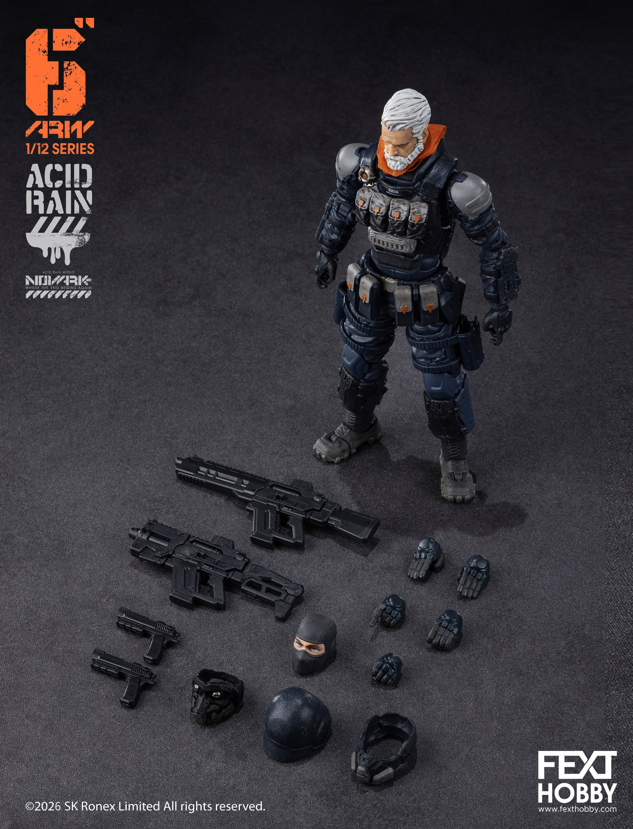 NOVARK - Acid Rain 1:12 / 6” Action Figure – Fext Hobby