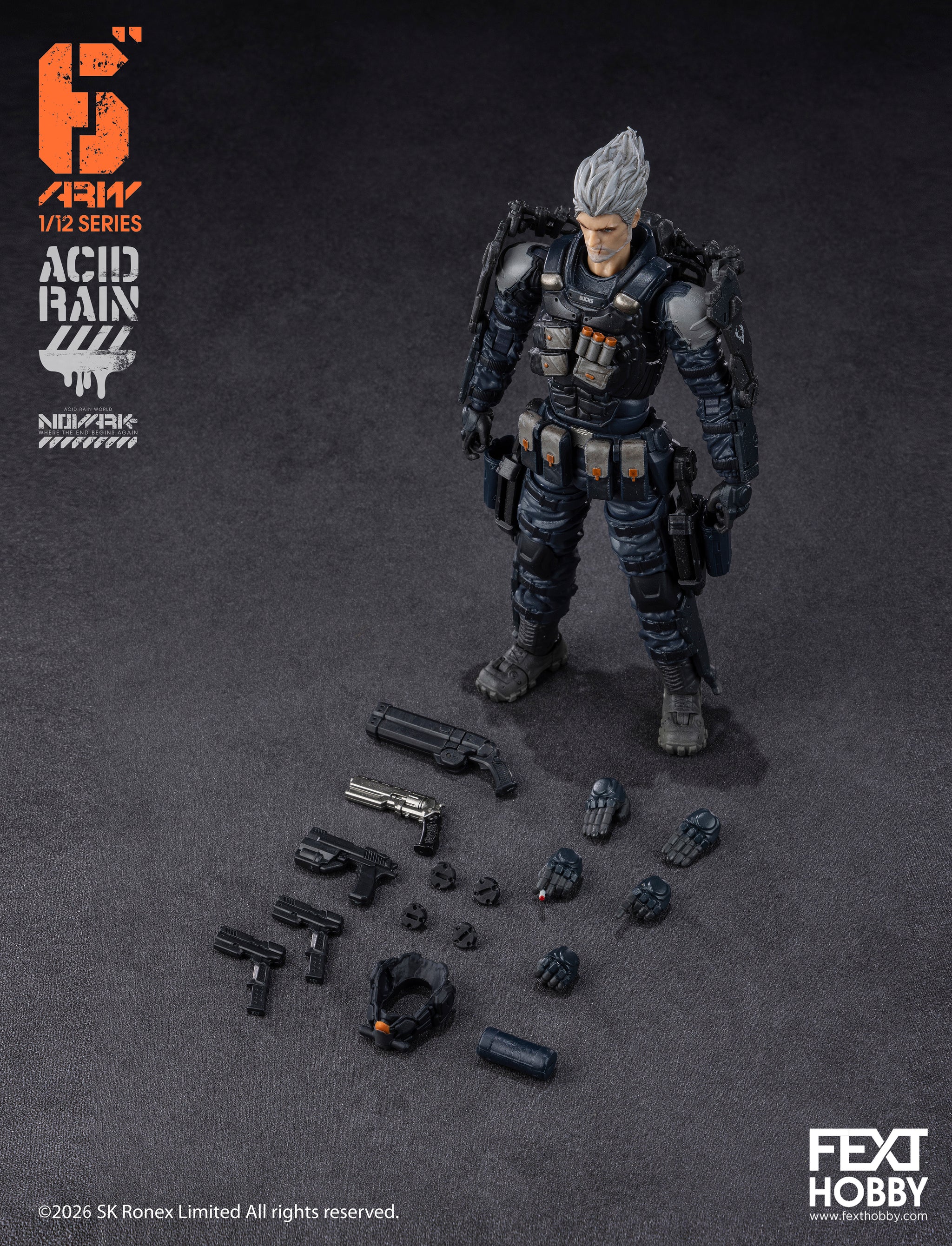 NOVARK - Acid Rain 1:12 / 6” Action Figure – Fext Hobby