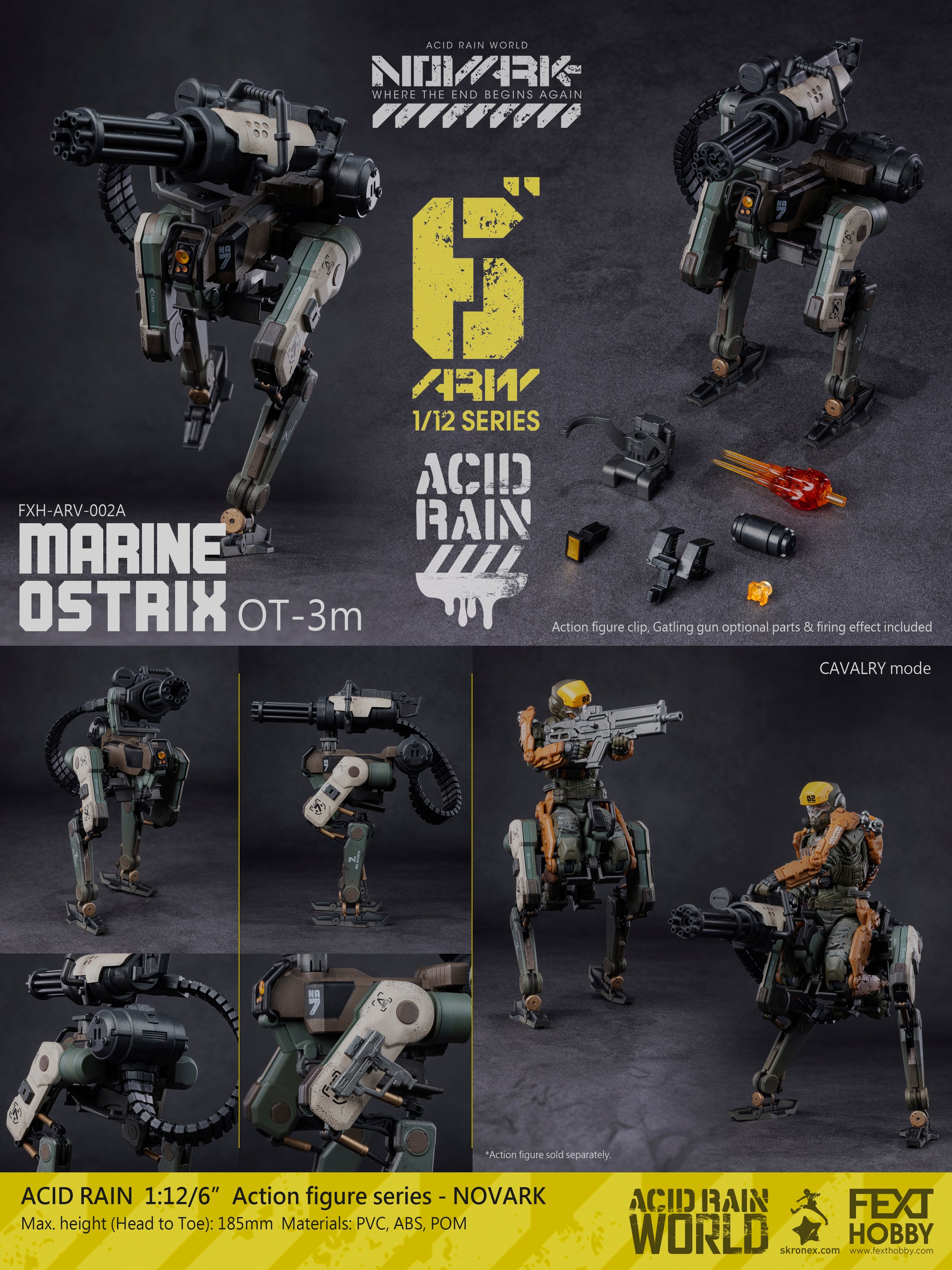 NOVARK - Acid Rain 1:12 / 6” Action Figure – Tagged 