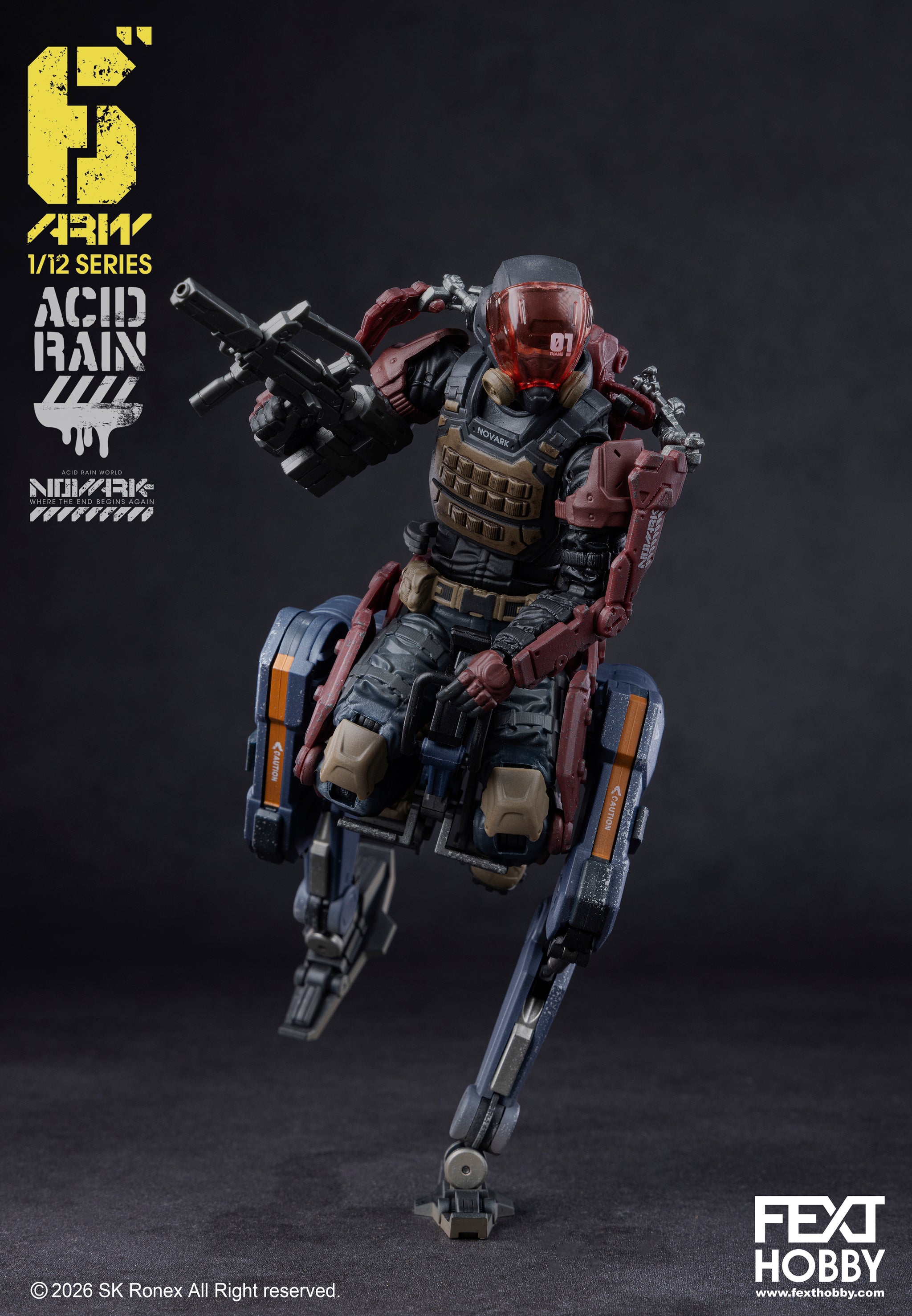 NOVARK - Acid Rain 1:12 / 6” Action Figure series - (ARV-002B