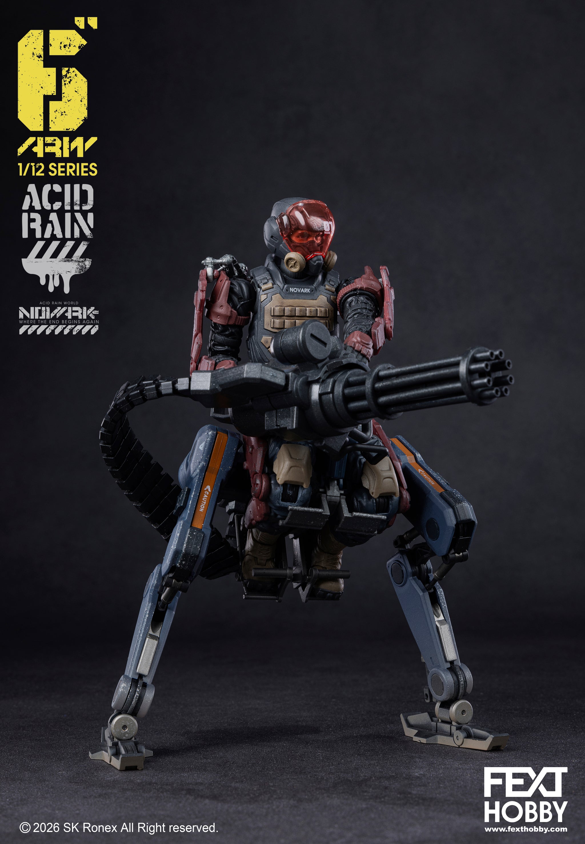NOVARK - Acid Rain 1:12 / 6” Action Figure series - (ARV-002B