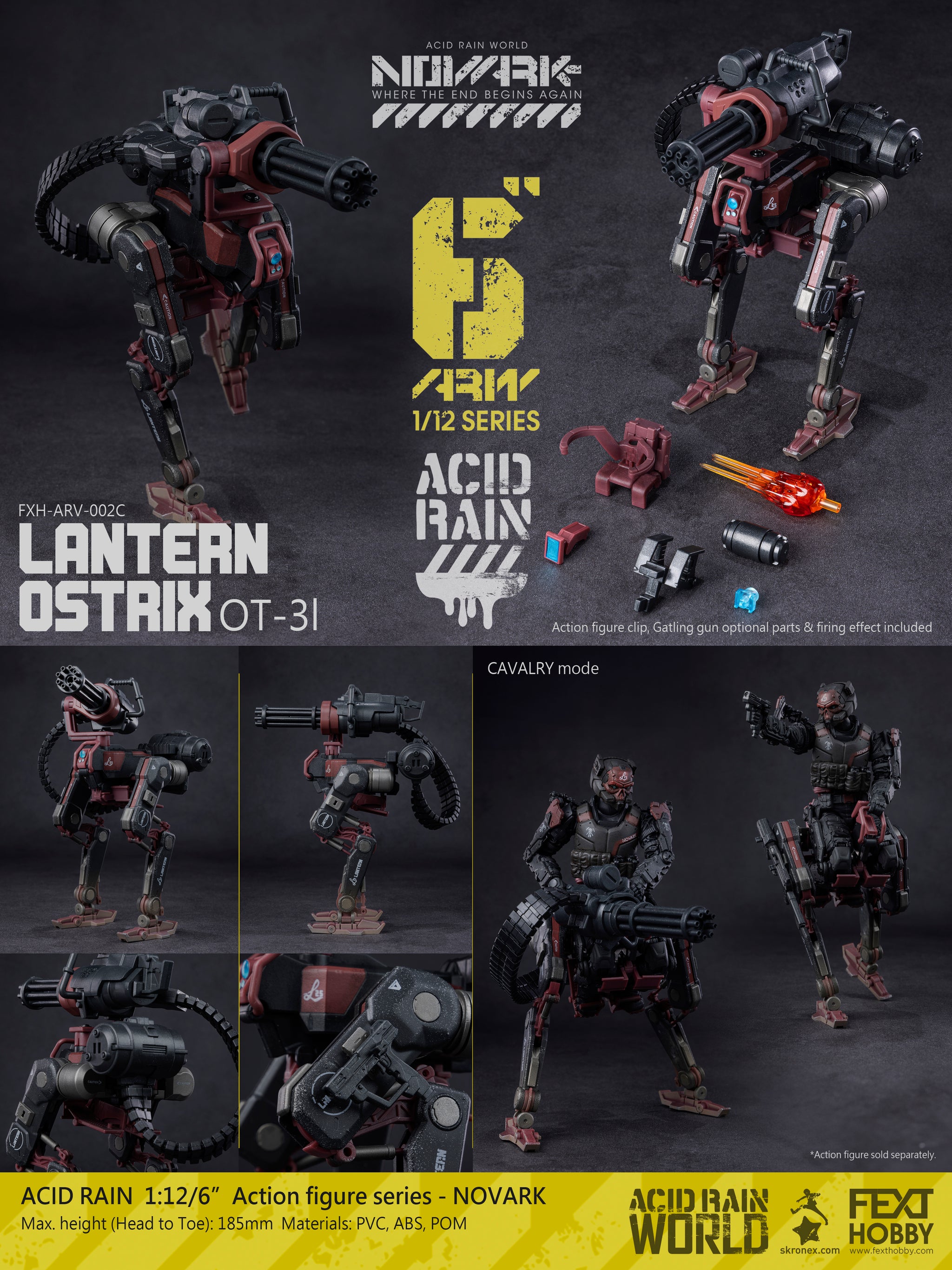 NOVARK - Acid Rain 1:12 / 6” Action Figure – Tagged 