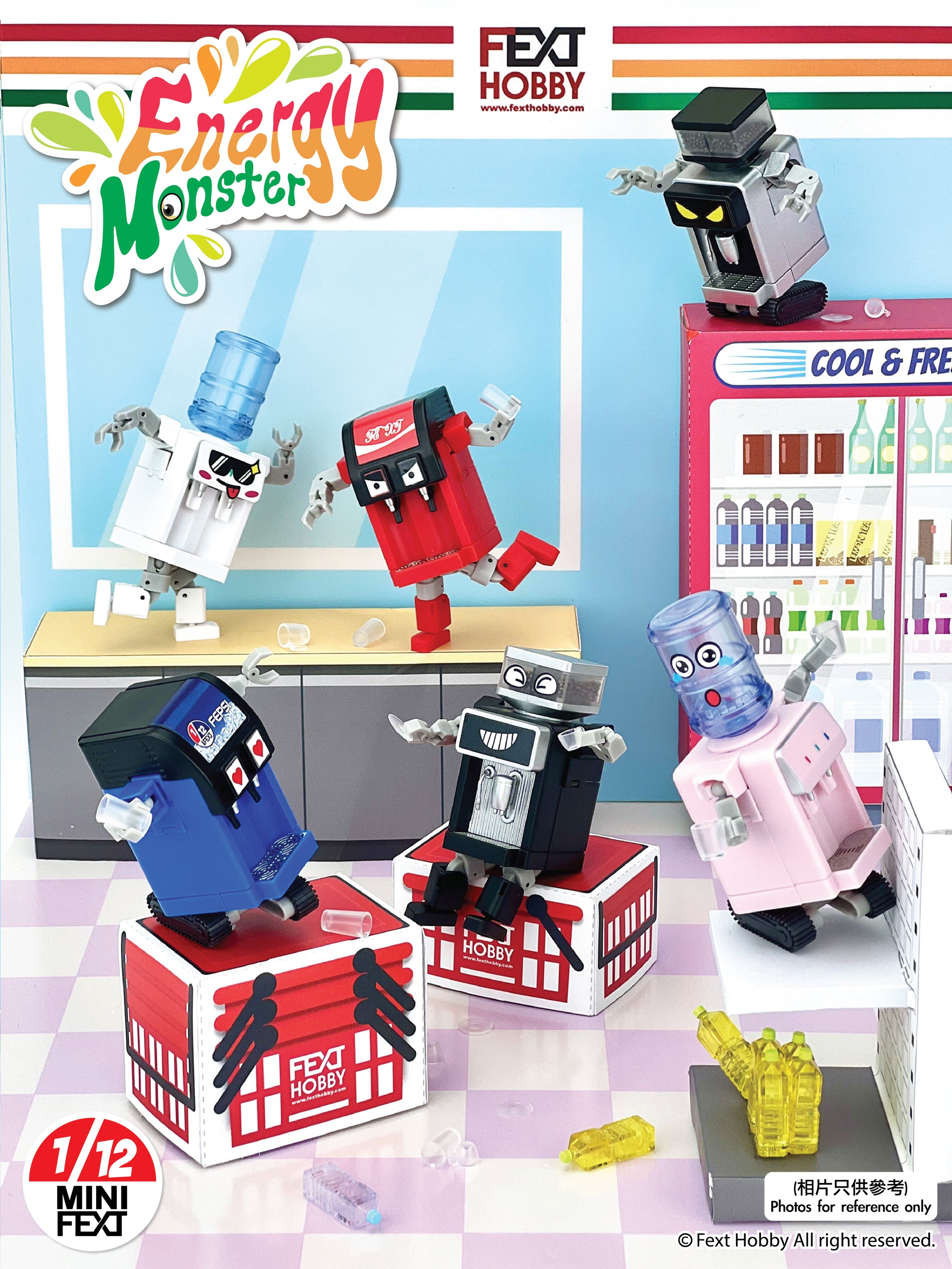 Mini Fext 1st Blind Box Series【Energy Monster】── 能量小