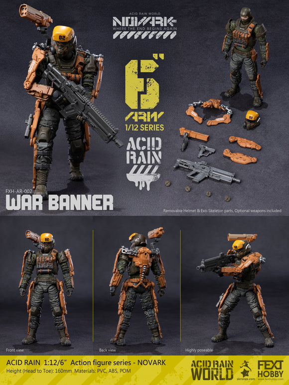 NOVARK - Acid Rain 1:12 / 6” Action Figure series
 - 002 War Banner [戰旗] (Pre-order)