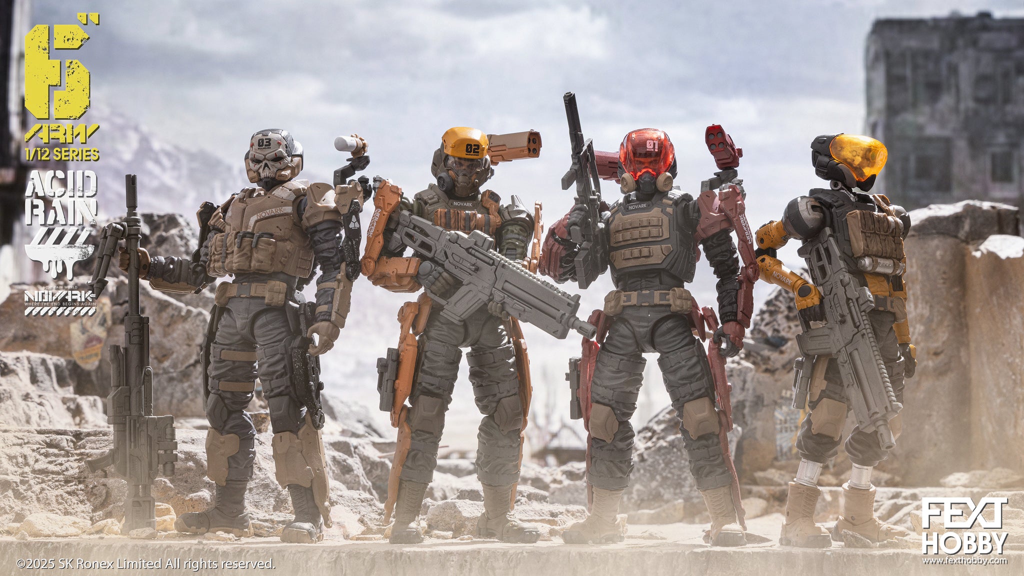 NOVARK - Acid Rain 1:12 / 6” Action Figure series - 002 War Banner