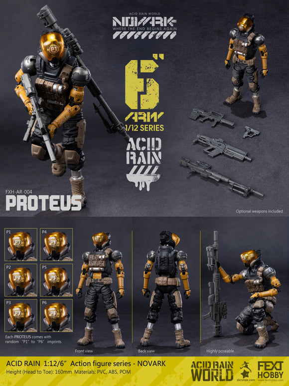 NOVARK - Acid Rain 1:12 / 6” Action Figure series - 004 Proteus [普羅透斯] (Pre-order)