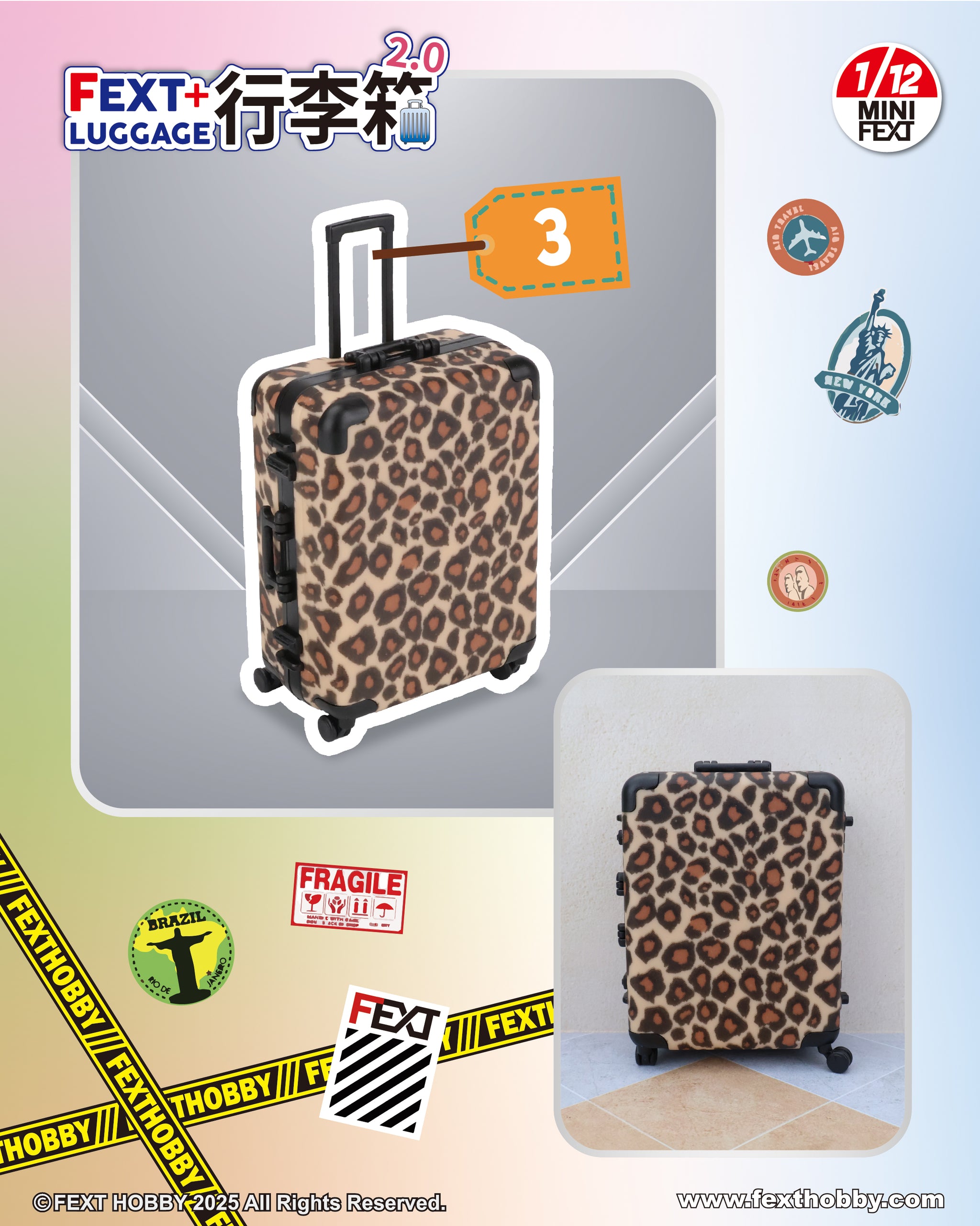 Mini Fext 12th Blind Box Series【1/12 FEXT+LUGGAGE 2.0】── 1/12