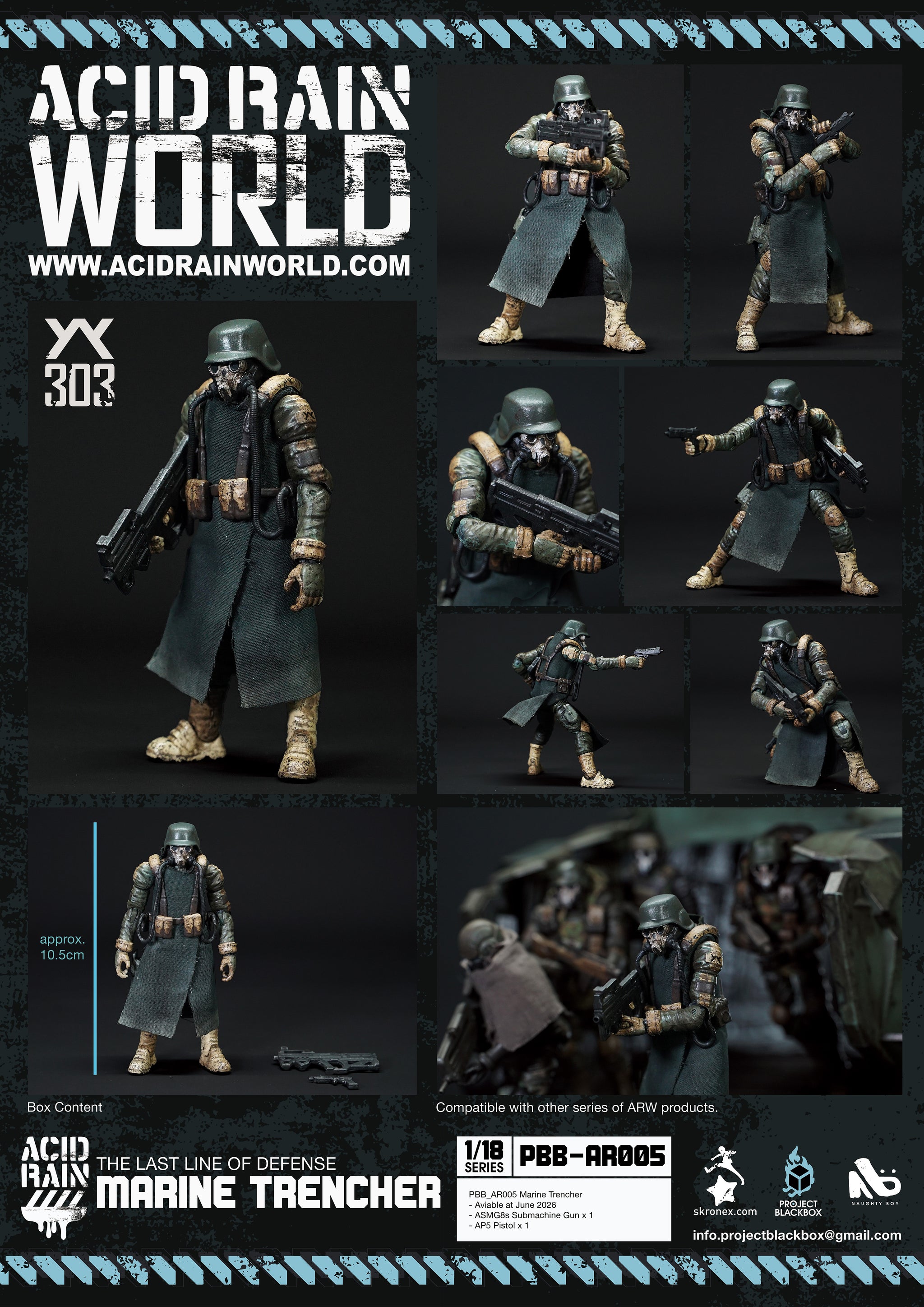 rayne futurekiller レイン　フィーチャーキラー Acid Rain NEW 1:18 Action figure – Fext Hobby