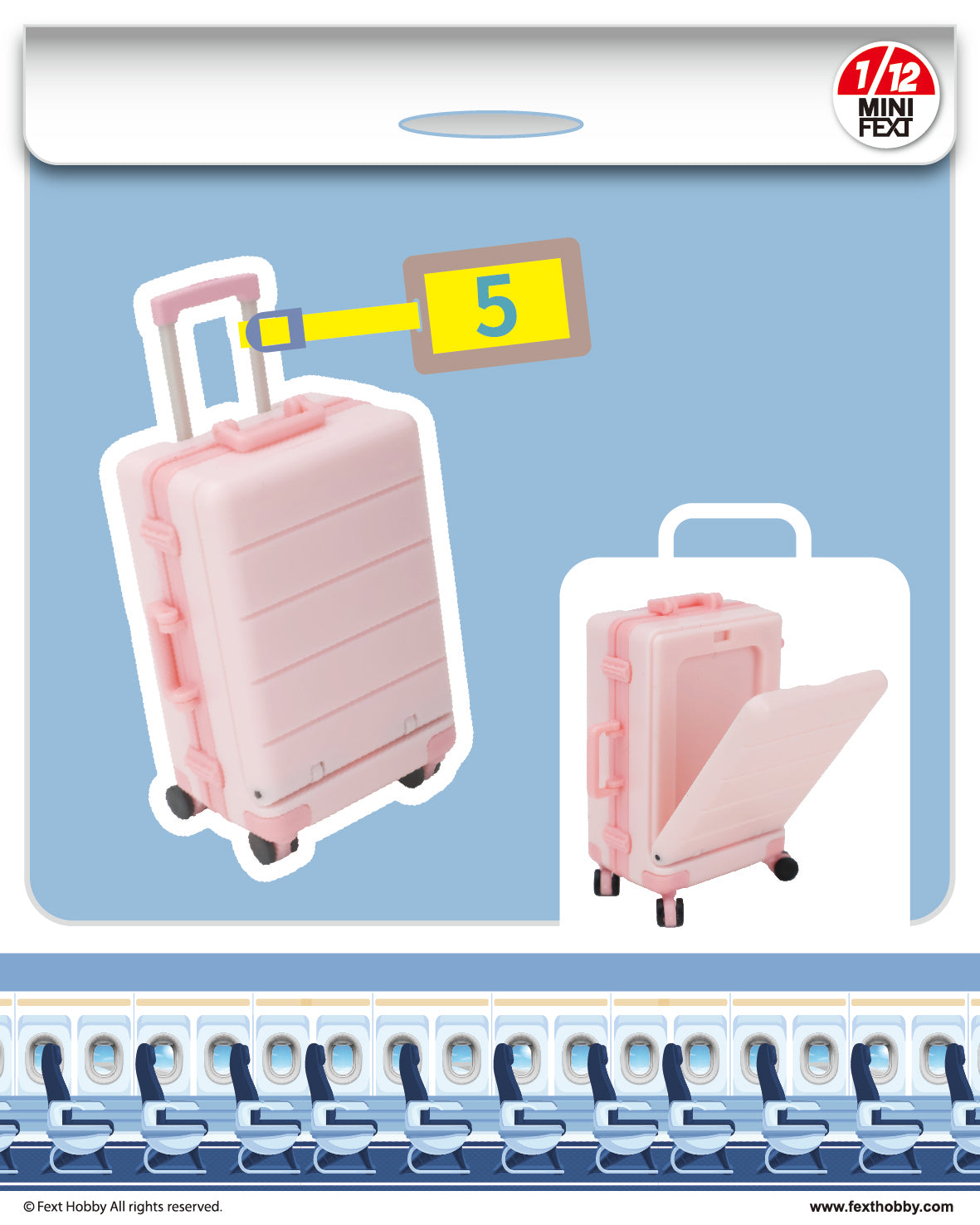 Mini Fext 8th Blind Box Series【 1:12 CARRY ON LUGGAGE】 ── 1:12